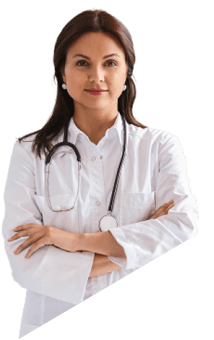 A smiling doctor
